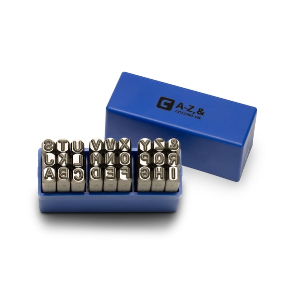 Professional 1/4 in Letter Stamp Set, 27 pcs